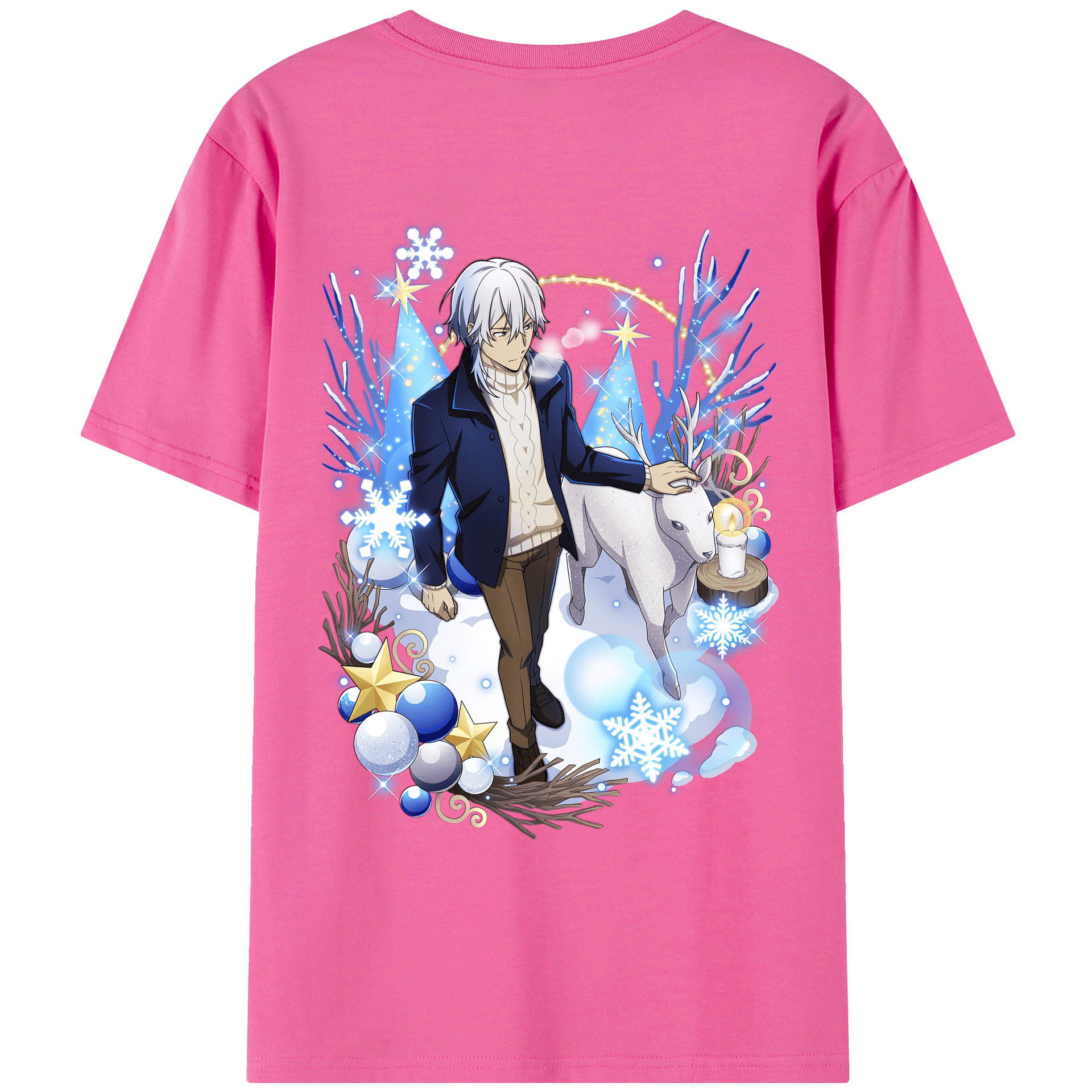 （画像用） 文豪ストレイドッグス Bungo Stray Dogs レディース半袖Tシャツ(バックプリント)